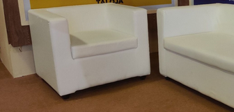 Single Seater Box Sofa